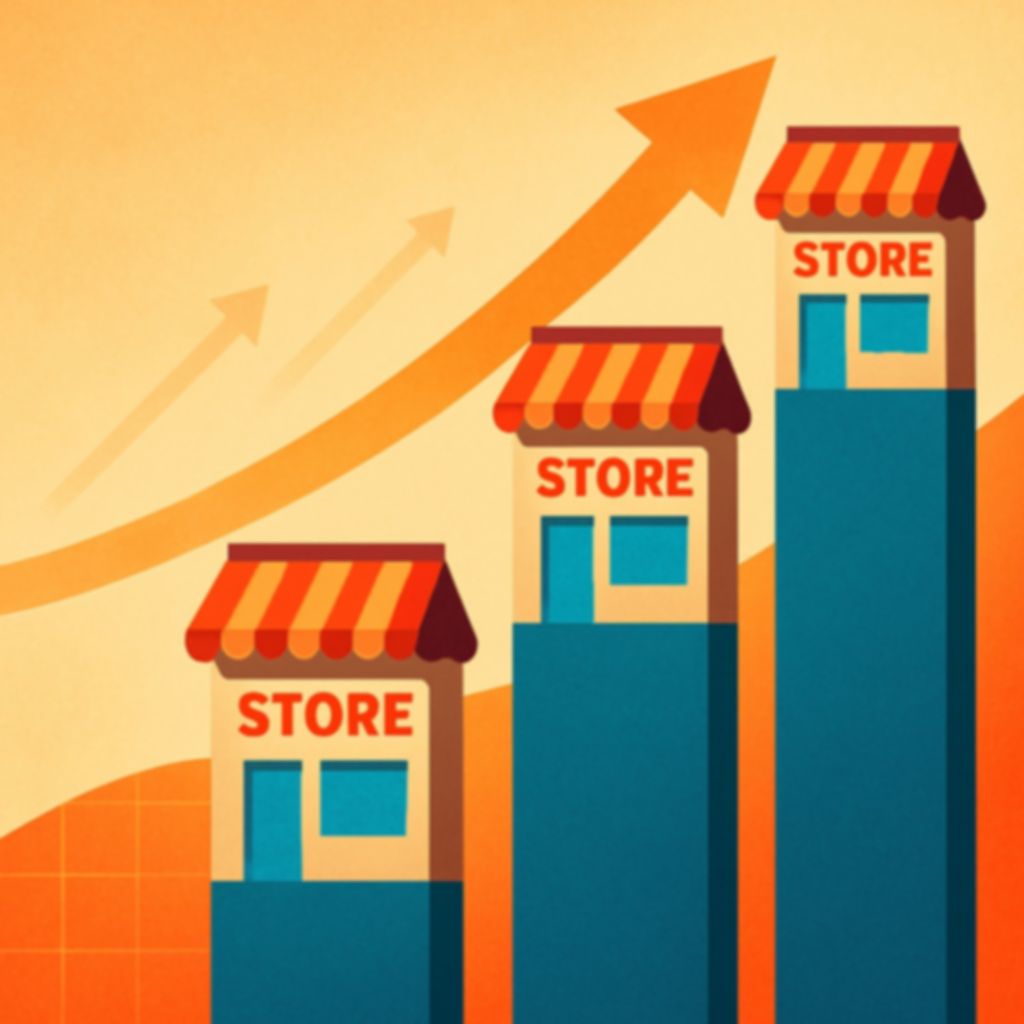 Multiple small stores growing